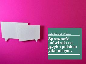 Moduł 1 Sprawność mówienia na języku polskim jako obcym - prezentacja
